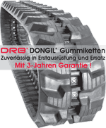 DRB - Dongil Gummiketten Zuverlässig in der Erstausrüstung und Ersatz. Mit 3-Jahren Garantie! | Gummiketten Baggerketten Gummilaufketten