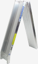 Superleichte Aluminium-Verladeschiene mit Rand klappbar